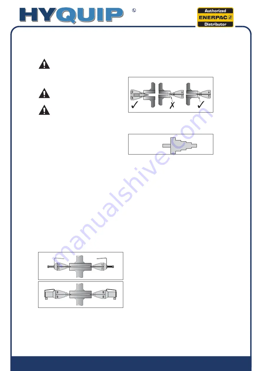 Hyquip ENERPAC FSH-14 Instruction & Repair Manual Download Page 16