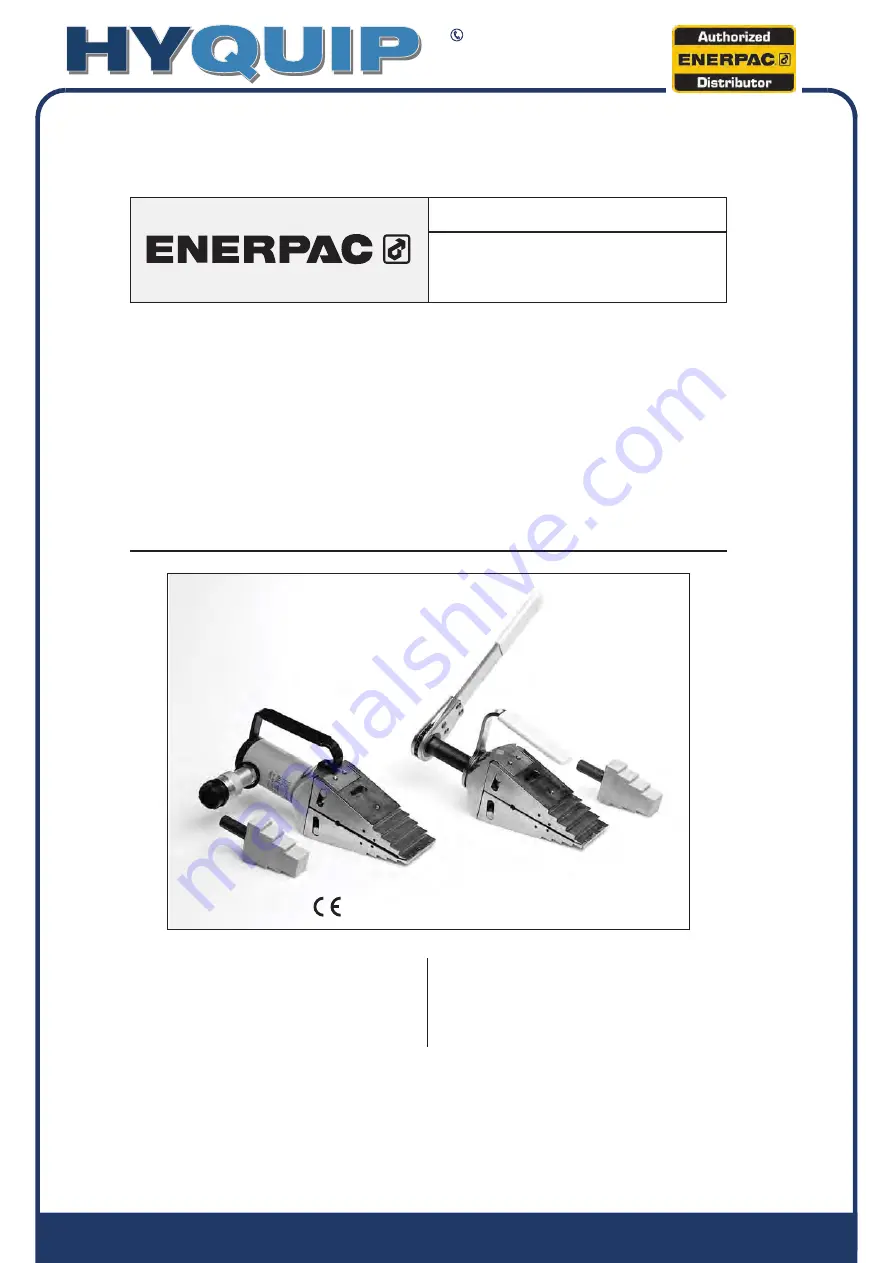 Hyquip ENERPAC FSH-14 Скачать руководство пользователя страница 28