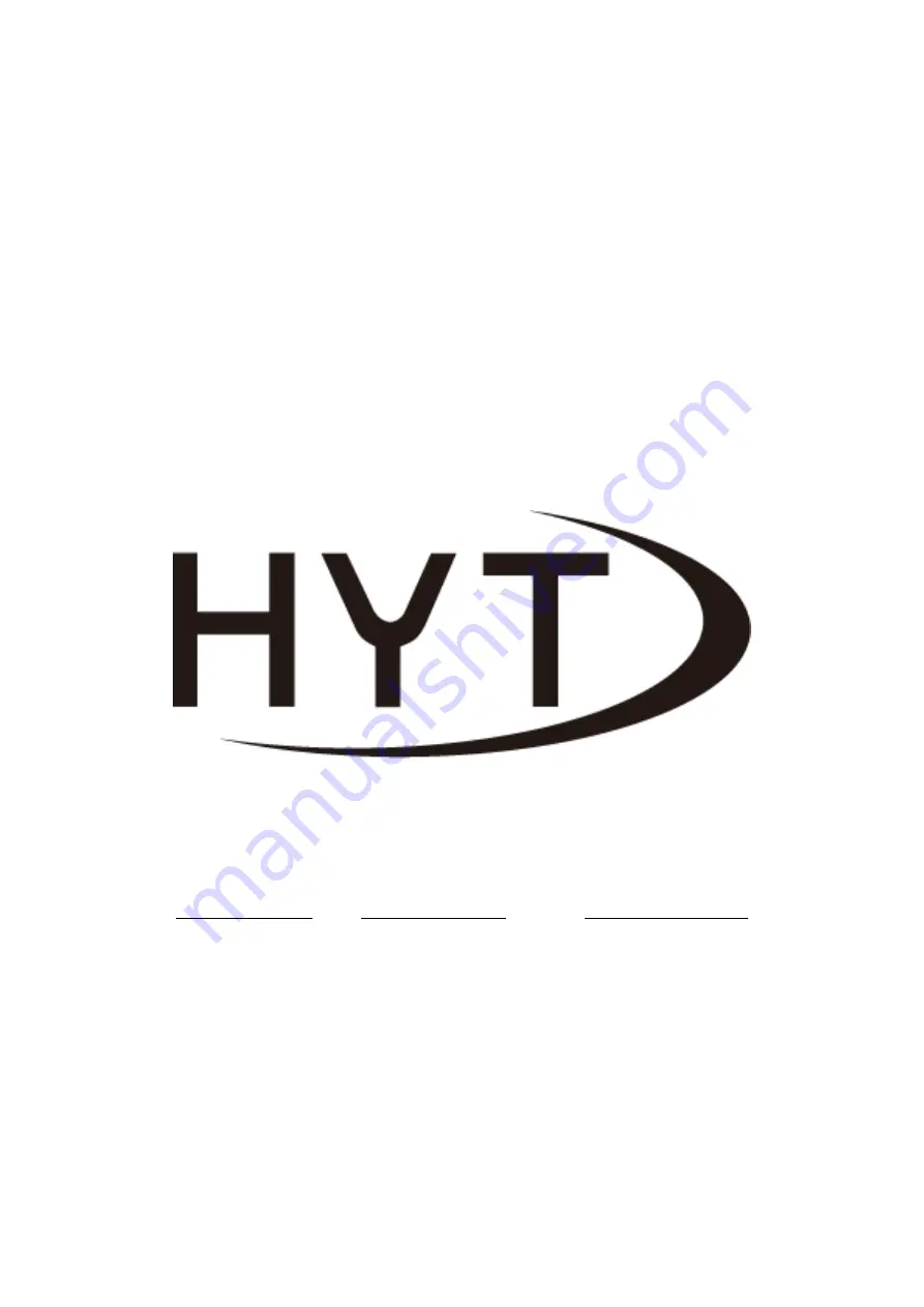 HYT CSR8645 Manual Download Page 1