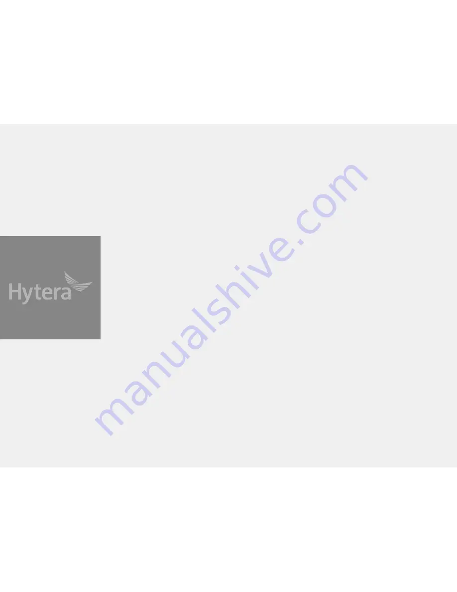 Hytera PT580H Plus Manual Download Page 1