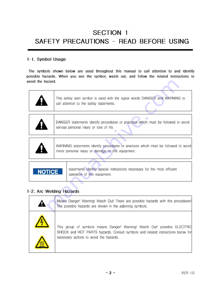 HYUNDAI WELDING HiEGW 600W Скачать руководство пользователя страница 3