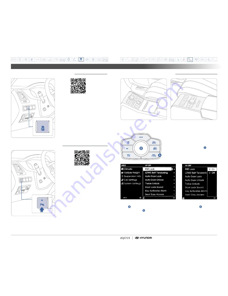 Hyundai 2013 Equus Quick Reference Manual Download Page 14