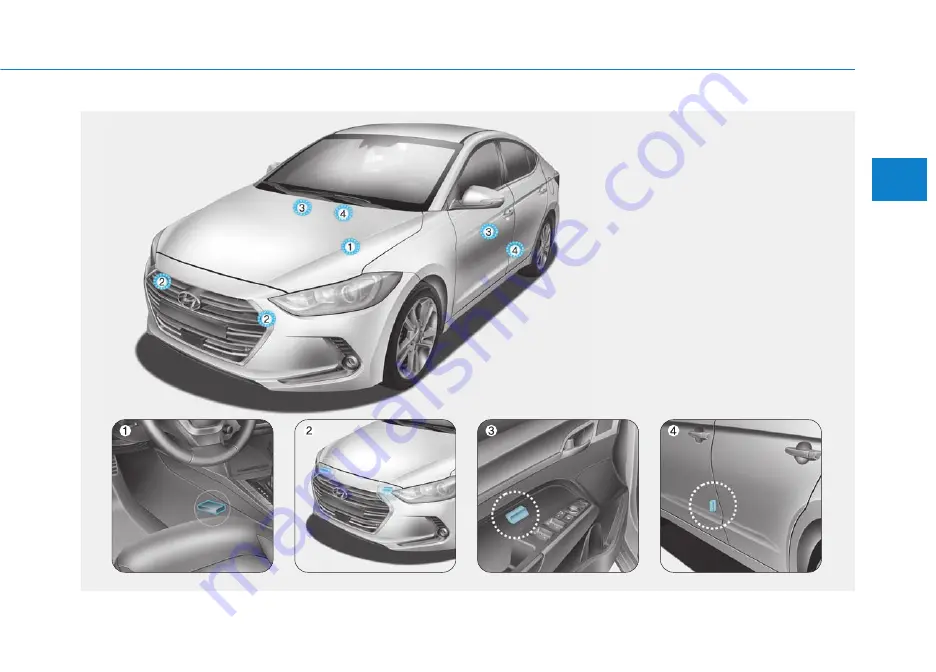 Hyundai Elantra 2017 Owner'S Manual Download Page 88