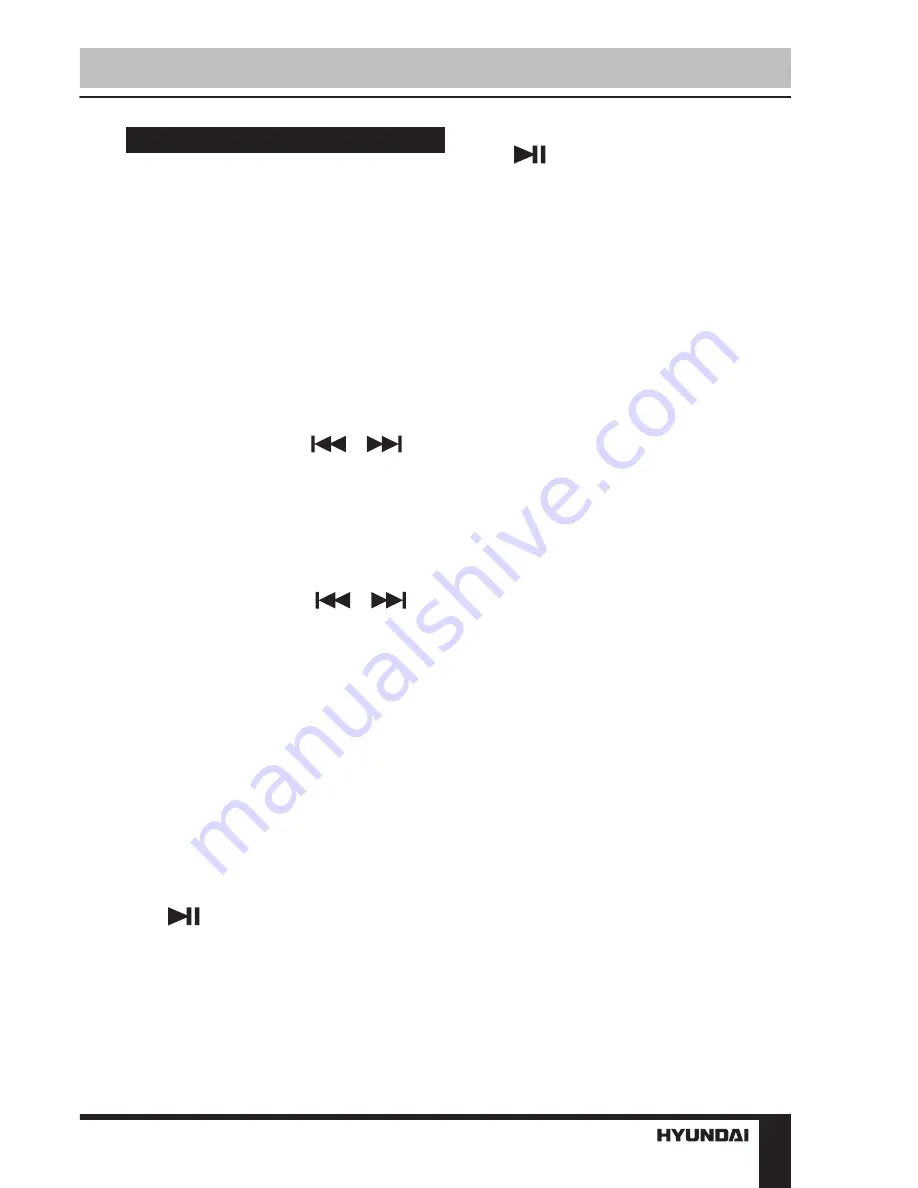 Hyundai H-CCR8190M Instruction Manual Download Page 27