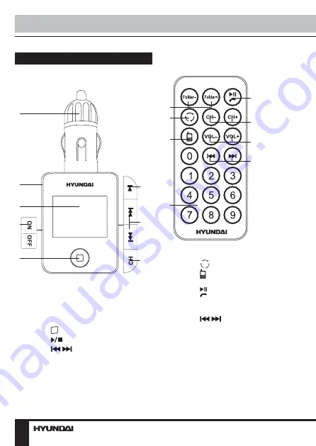 Hyundai H-FMT19BT Скачать руководство пользователя страница 8