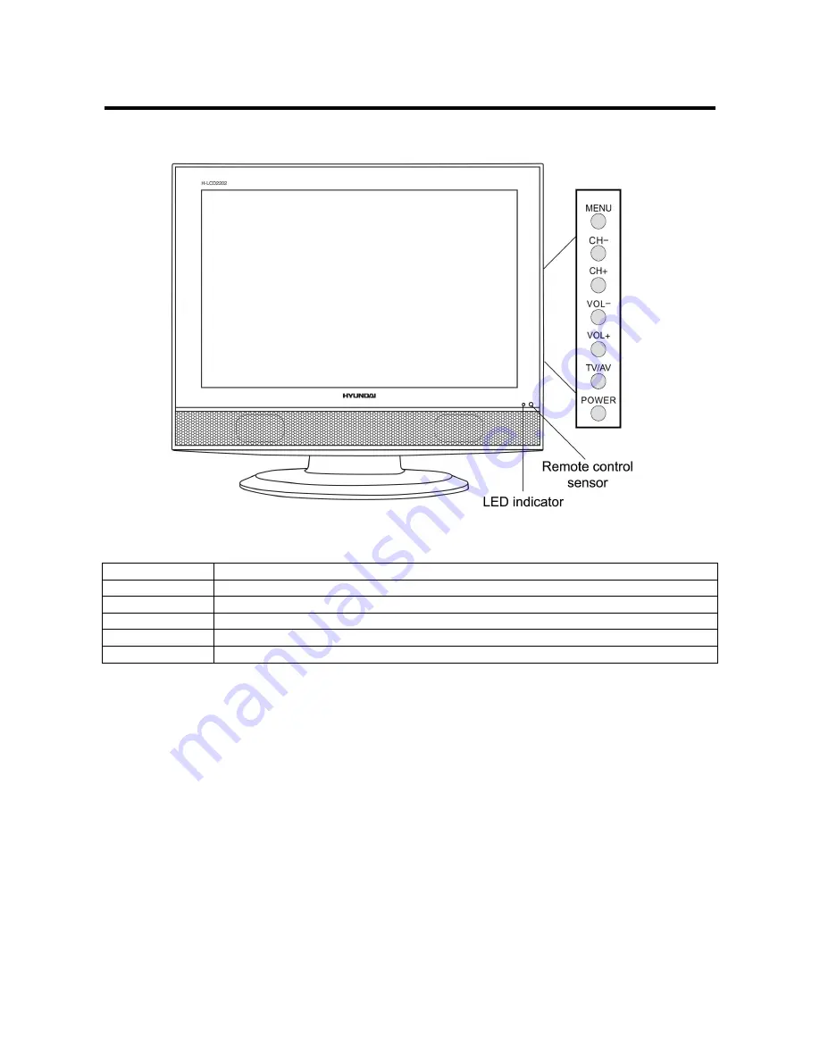 Hyundai H-LCD2202 Скачать руководство пользователя страница 6