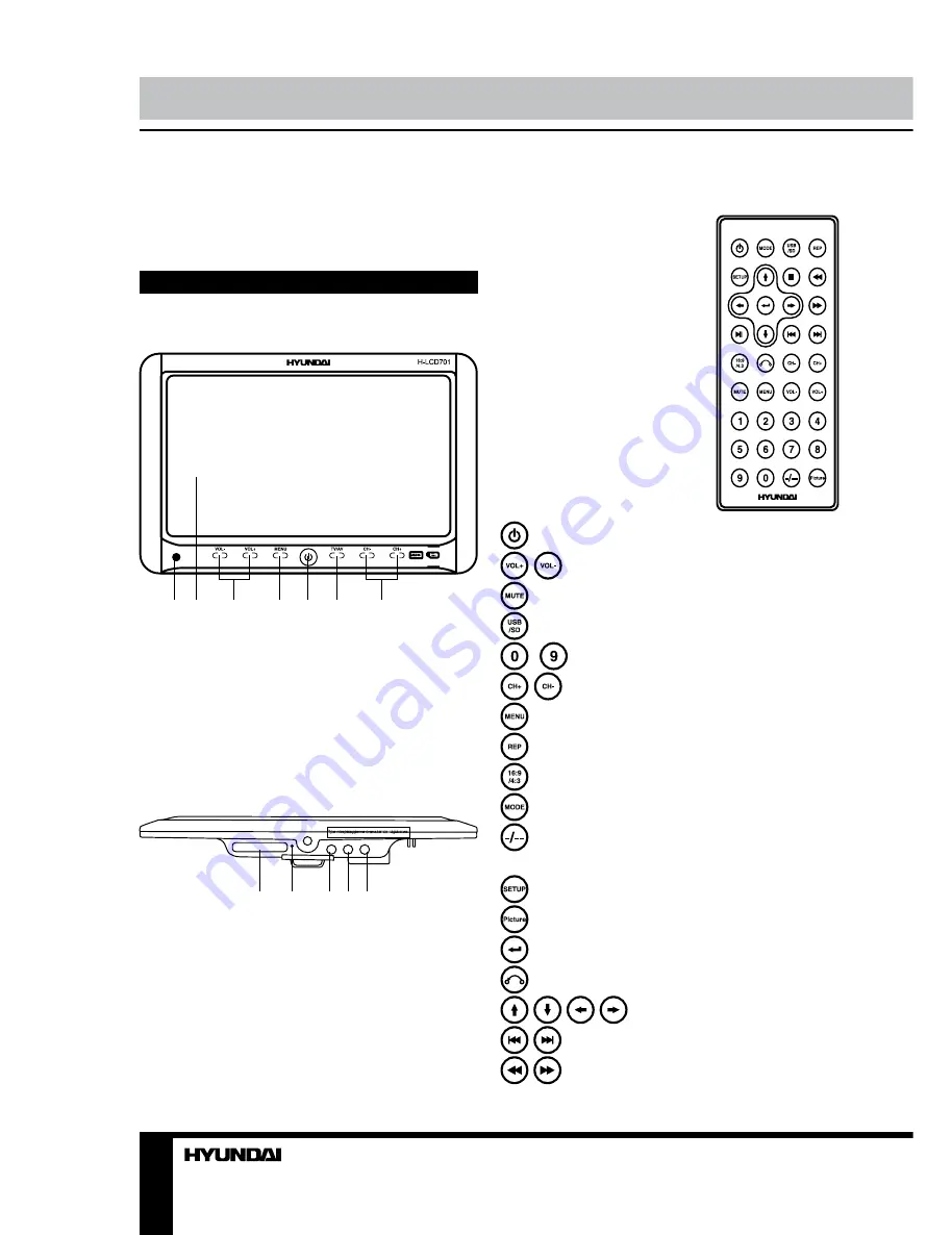 Hyundai H-LCD701 Instruction Manual Download Page 12