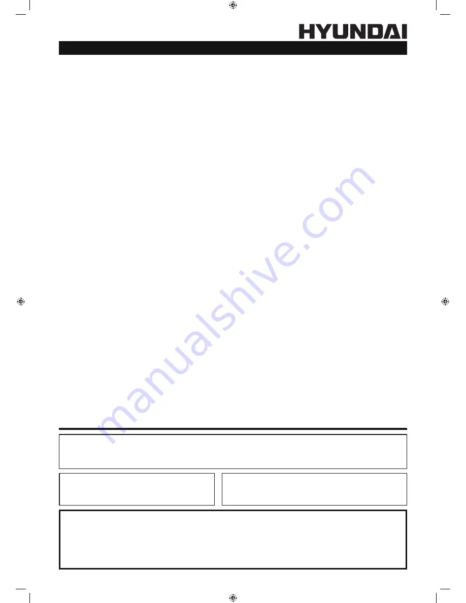 Hyundai RTC290SURIP Instruction Manual Download Page 48