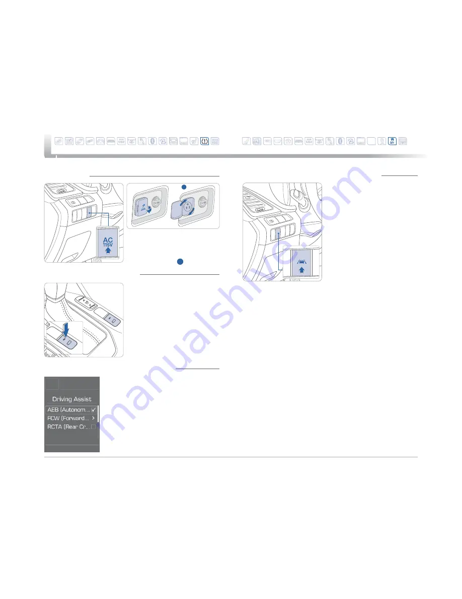 Hyundai Santa Fe 2016 Quick Reference Manual Download Page 21