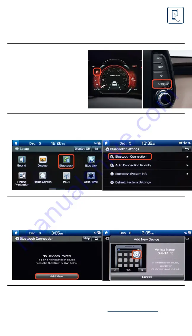 Hyundai Santa Fe 2019 Getting Started Manual Download Page 4