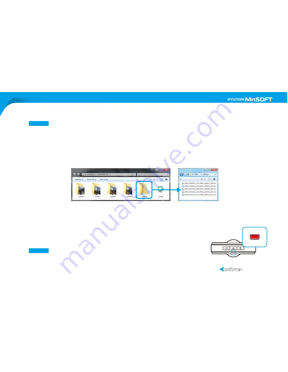 Hyundai softman DVR R300D User Manual Download Page 21