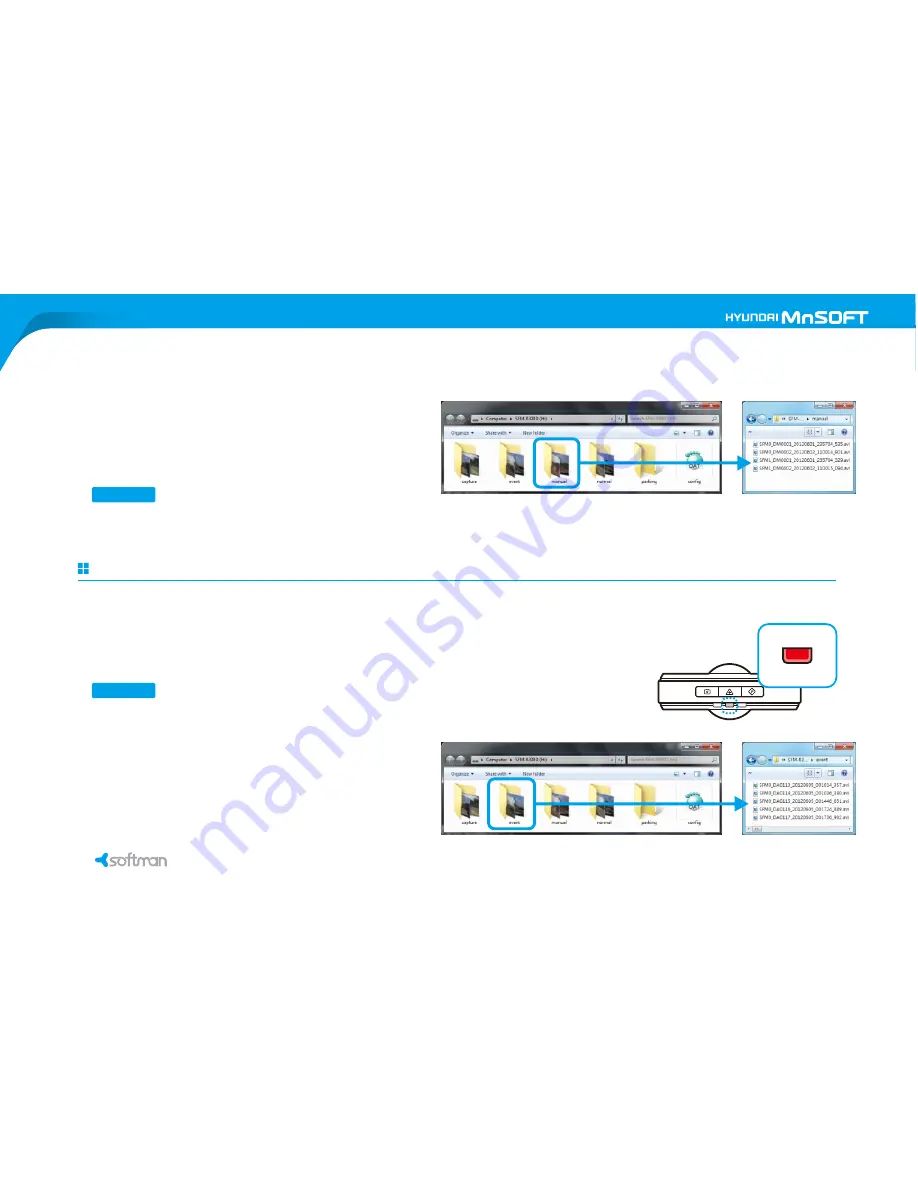 Hyundai softman DVR R300D Скачать руководство пользователя страница 24