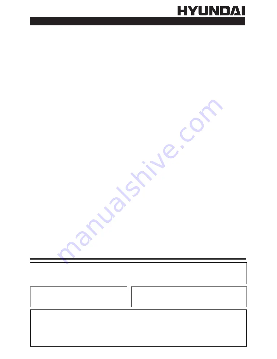 Hyundai VC 926 Instruction Manual Download Page 48