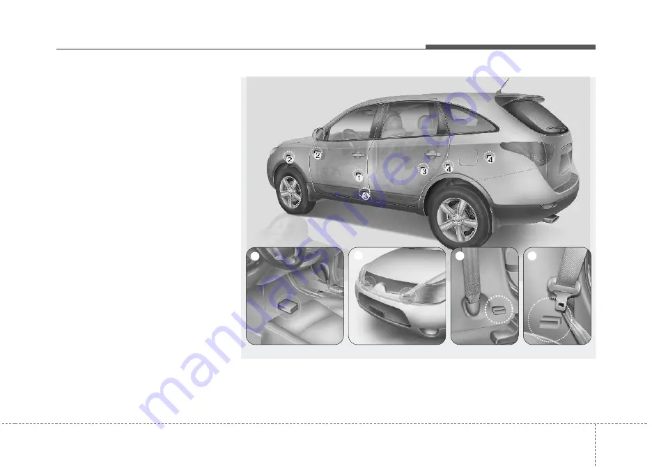 Hyundai VERACRUZ ix55 Owner'S Manual Download Page 71