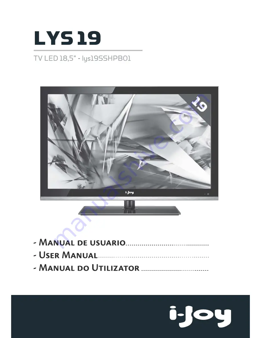 i-joy LYS19SSHPB01 User Manual Download Page 1