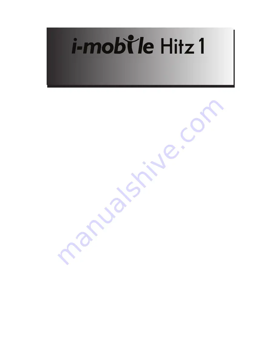 i-mobile Hitz 1 User Manual Download Page 1