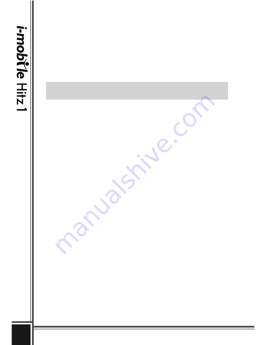 i-mobile Hitz 1 User Manual Download Page 34