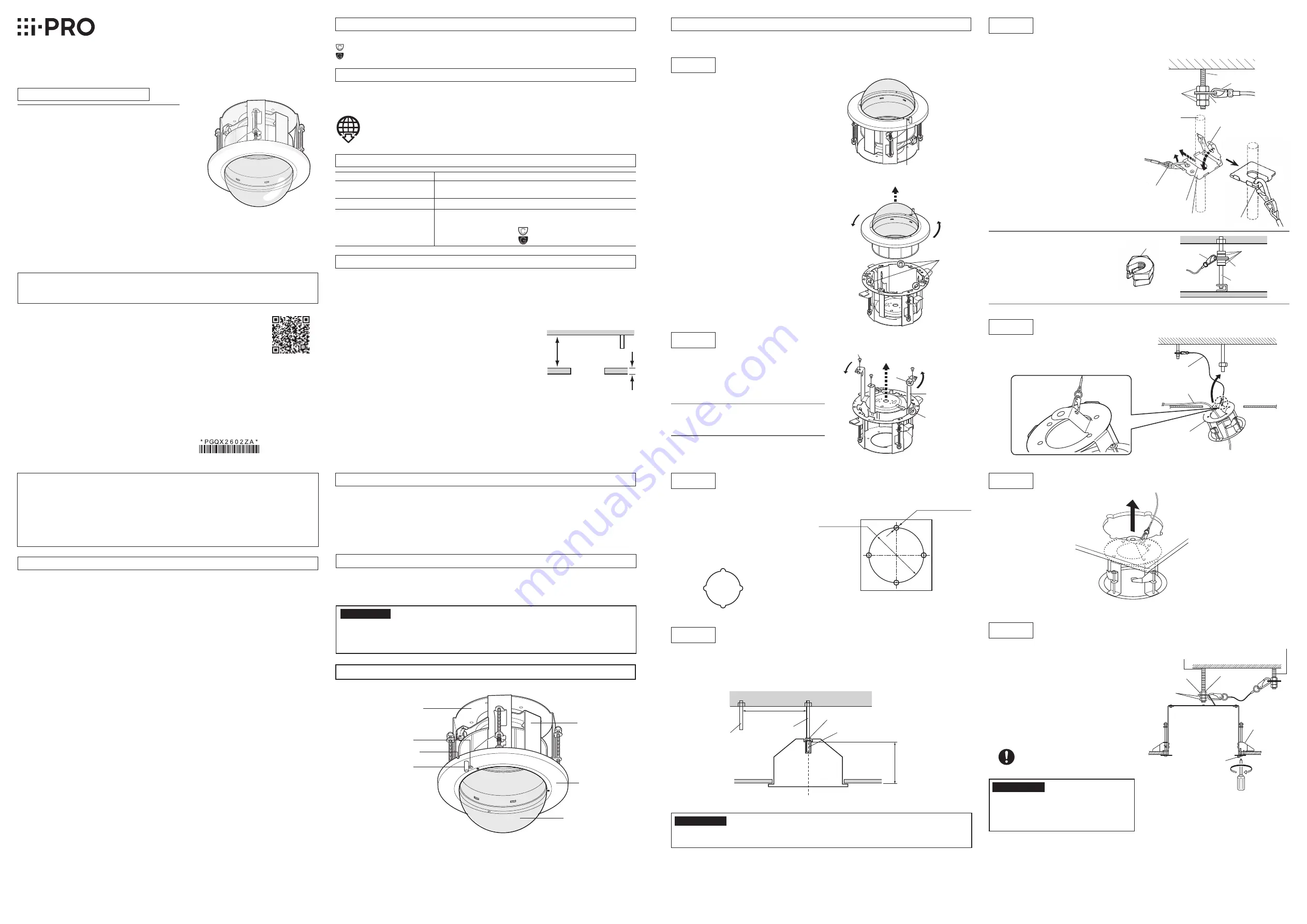 i-PRO WV-QED100 Operating Instructions Download Page 1