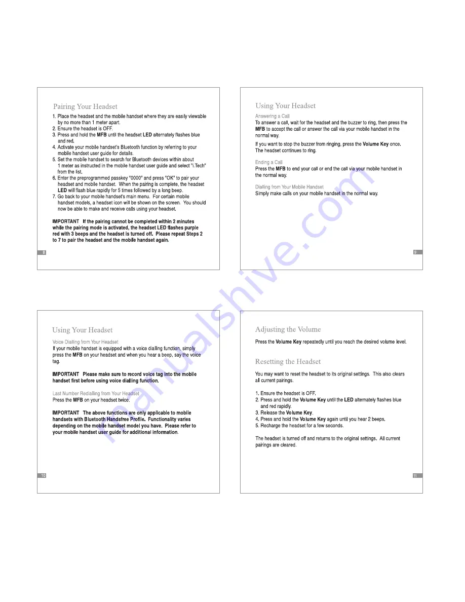 i. Tech Dynamic Buzzer Clip User Manual Download Page 3