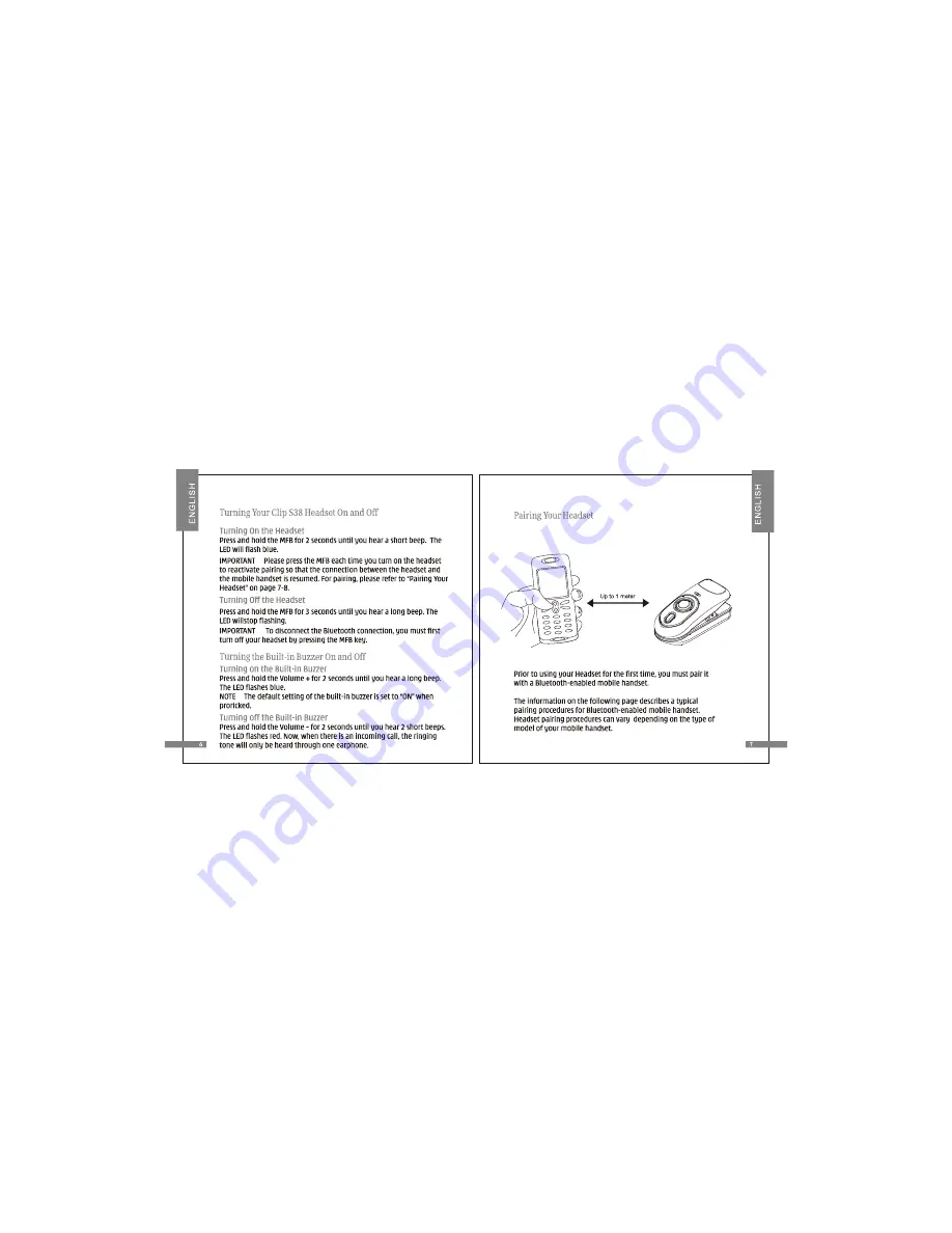 i. Tech Dynamic Clip S38 User Manual Download Page 6