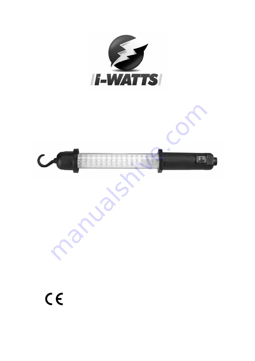 i-WATTS 5411074188108 Original Instructions Manual Download Page 1