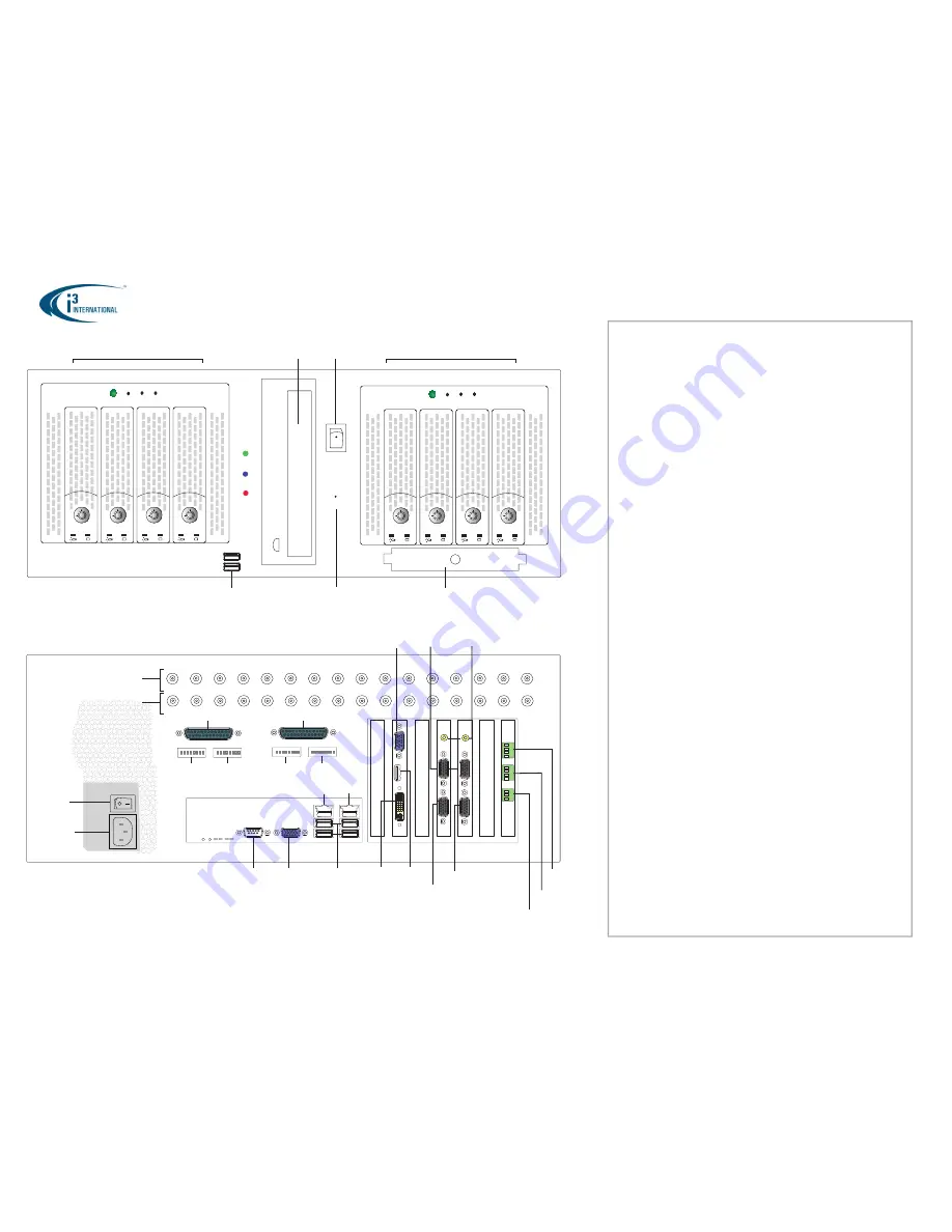 i3 International 9E32XX-series Quick Connection Manual Download Page 1