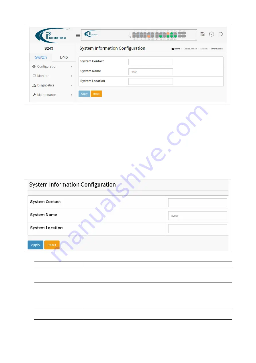 i3 International Cortex S243 User Manual Download Page 19