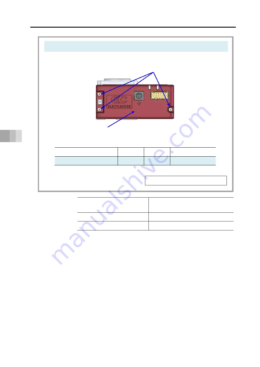 IAI ELECYLINDER EC-RTC12 Instruction Manual Download Page 206