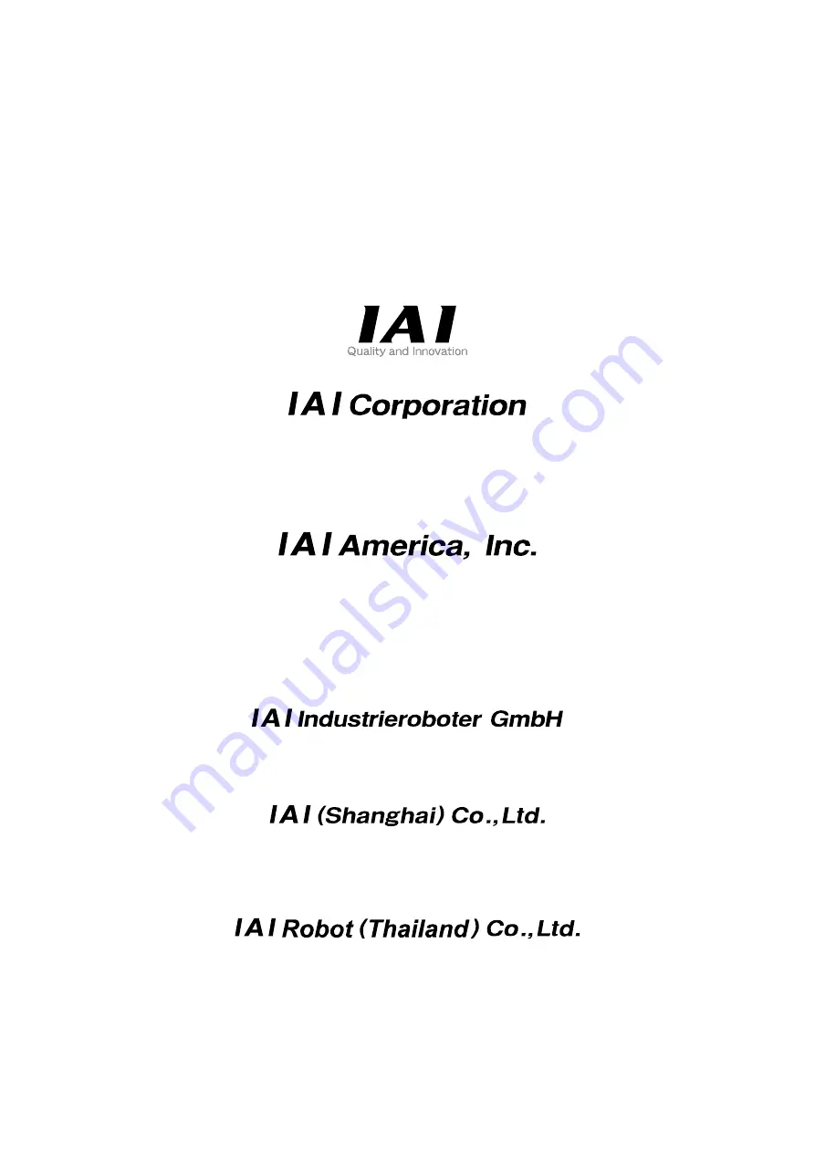 IAI ELECYLINDER EC-RTC9 Instruction Manual Download Page 226