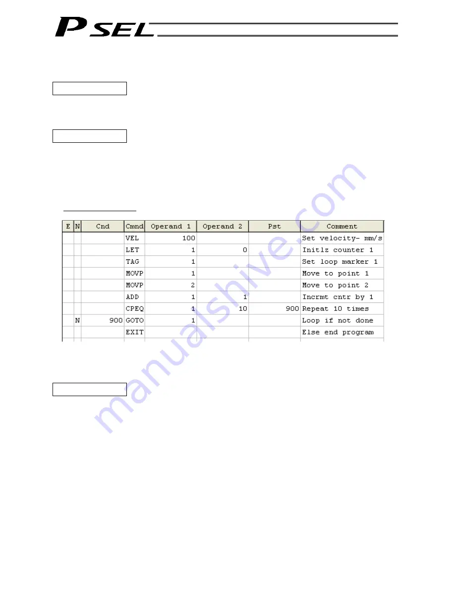 IAI PSEL Operation Manual Download Page 307