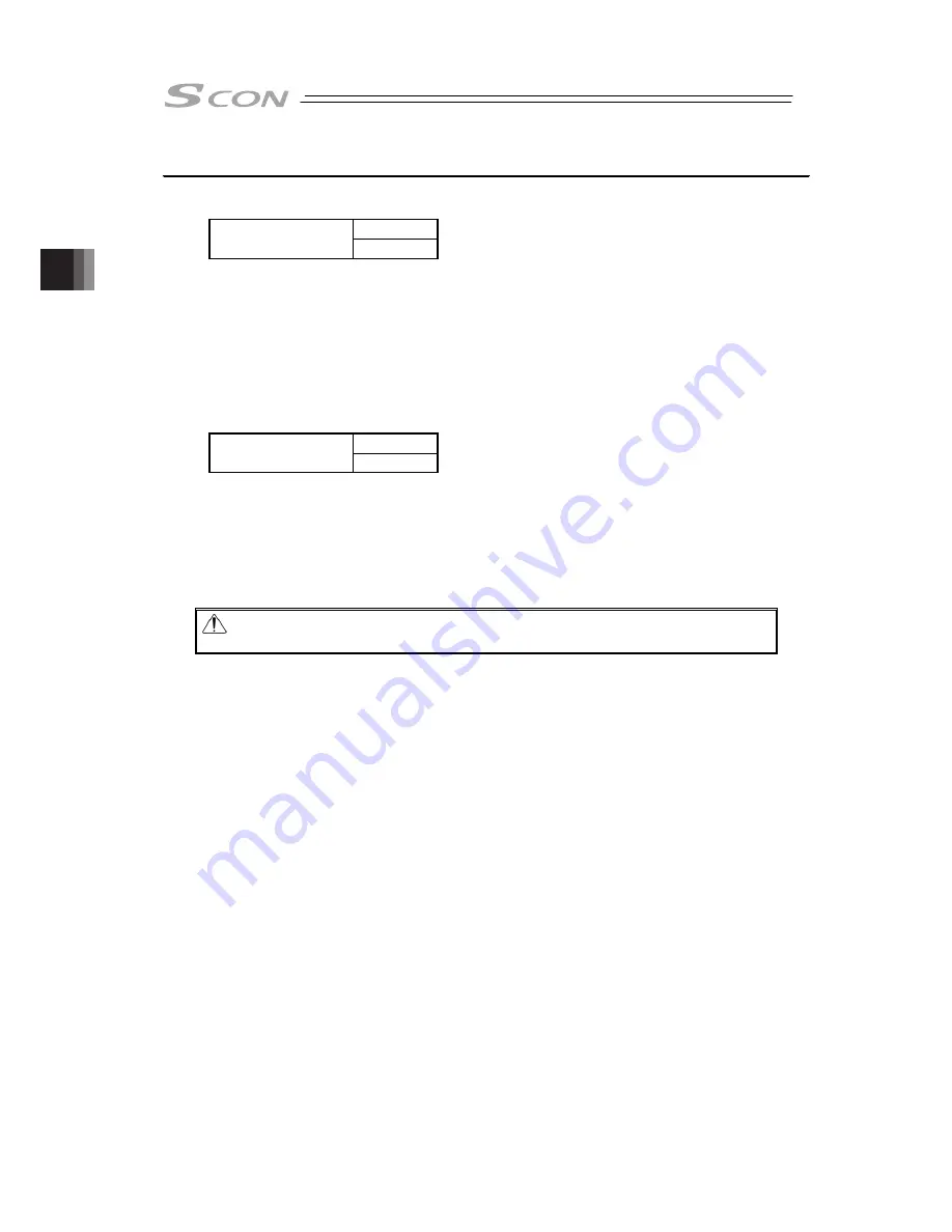 IAI SCON-CB-F Instruction Manual Download Page 244