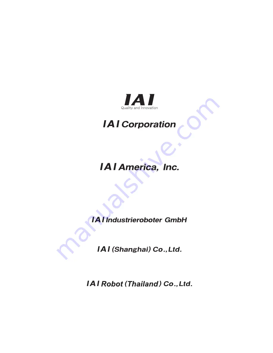 IAI SCON-CB-F Instruction Manual Download Page 450