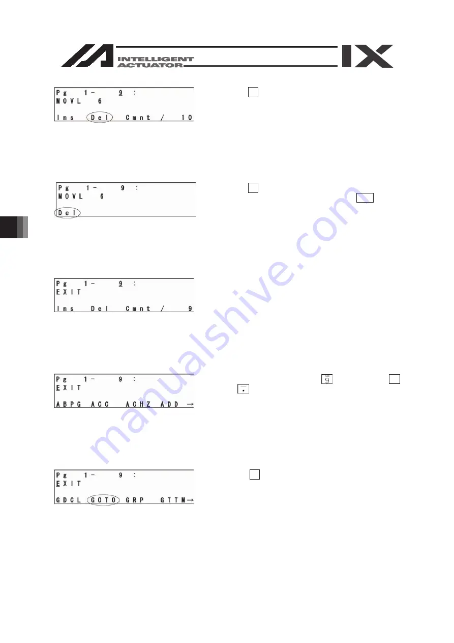 IAI SEL Instruction Manual Download Page 96