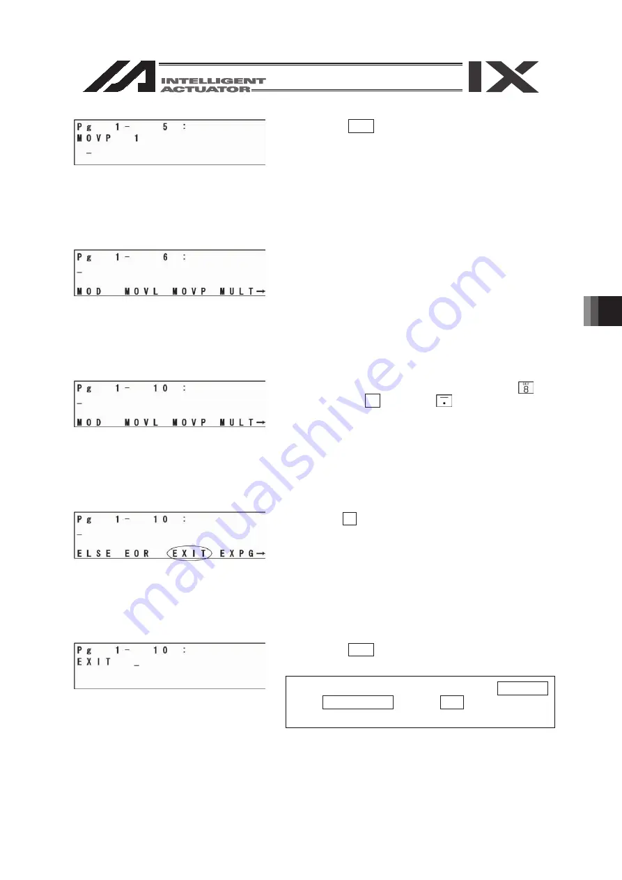 IAI SEL Instruction Manual Download Page 113