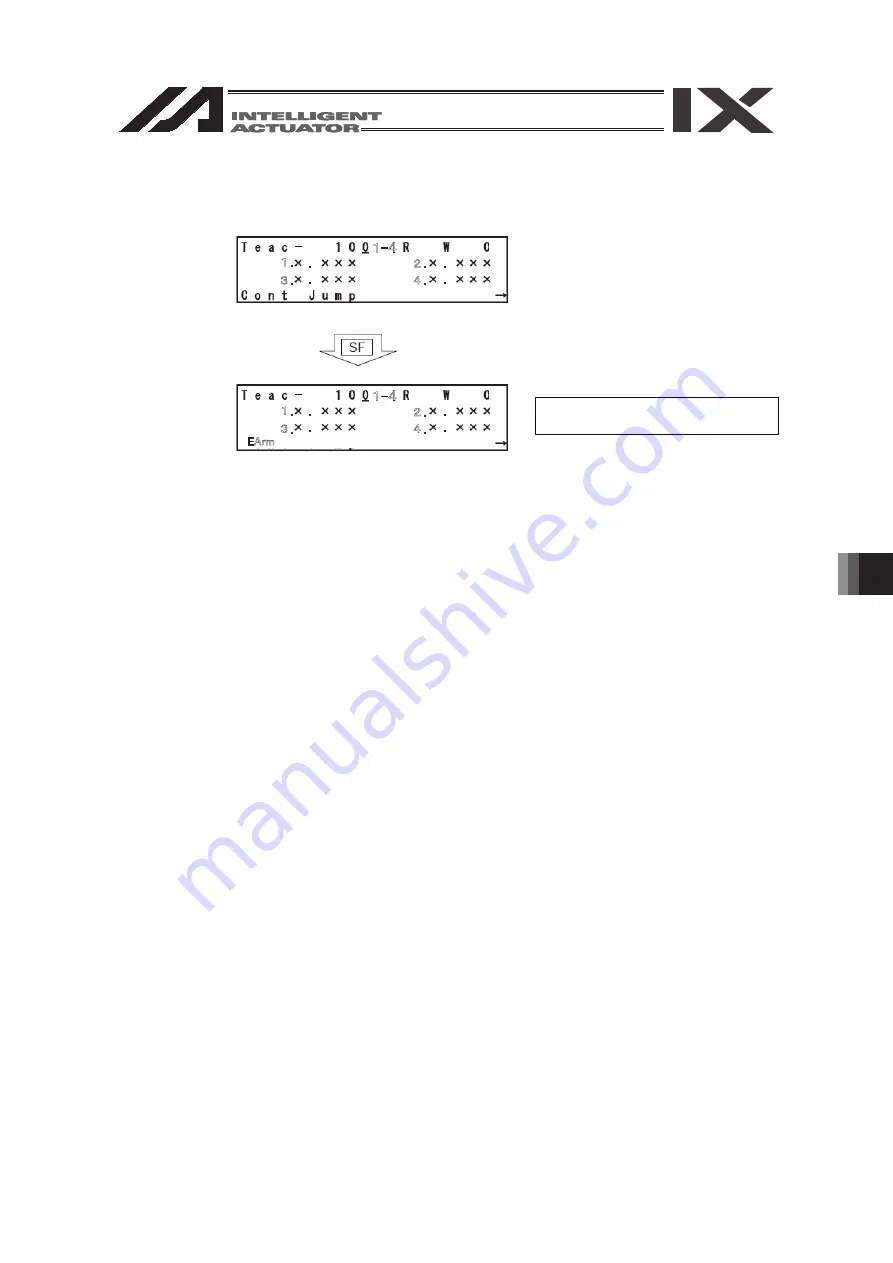 IAI SEL Instruction Manual Download Page 147