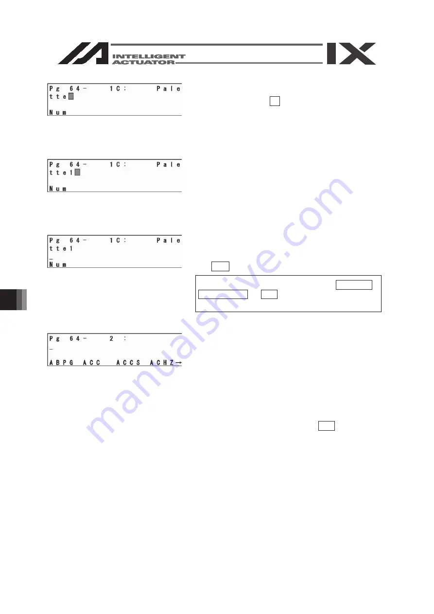 IAI SEL Instruction Manual Download Page 186