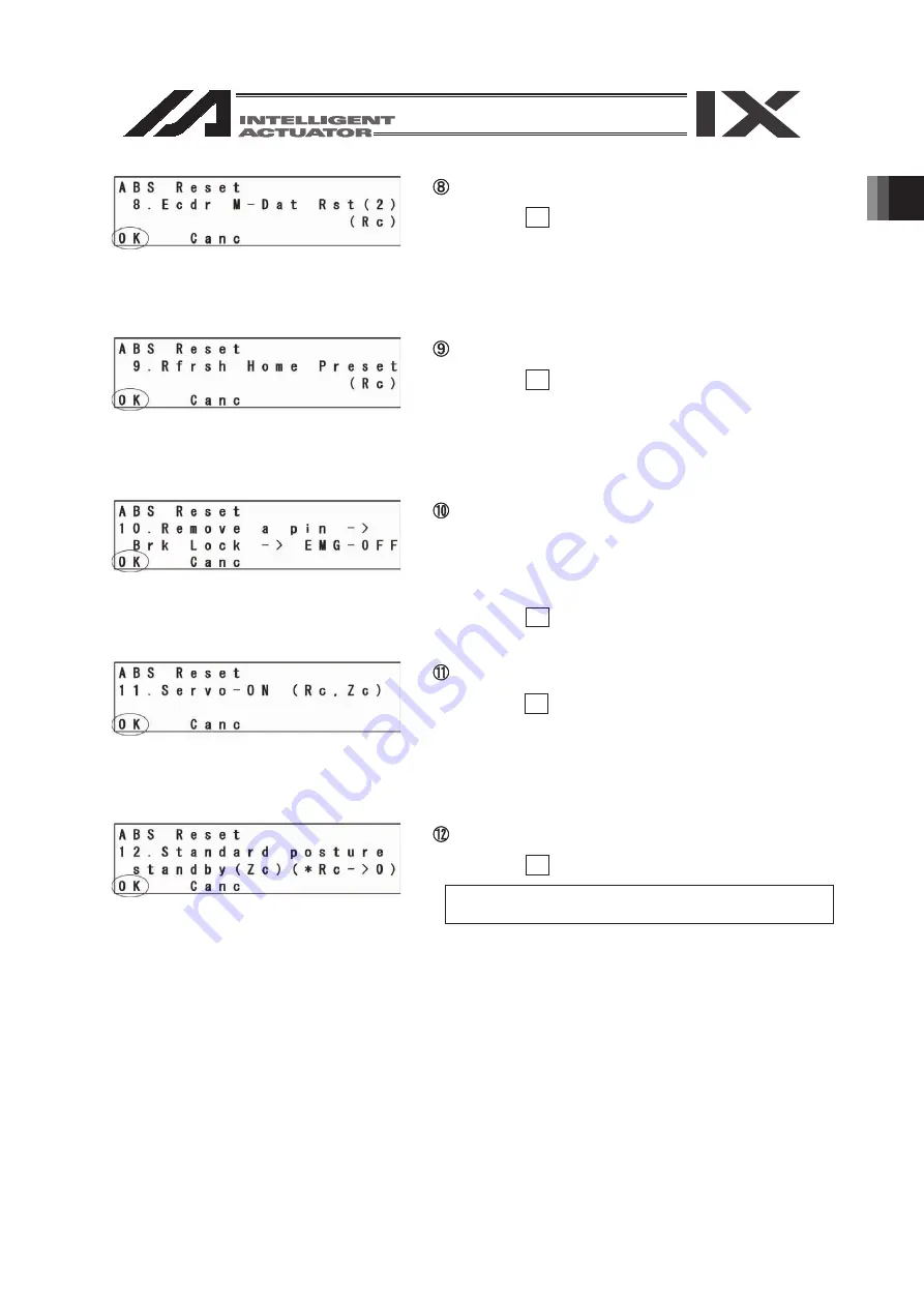 IAI SEL Instruction Manual Download Page 271