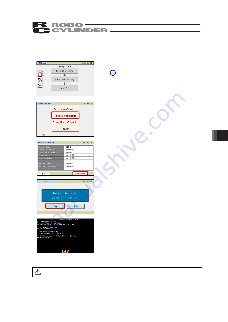 IAI TB-02 Instruction Manual Download Page 415