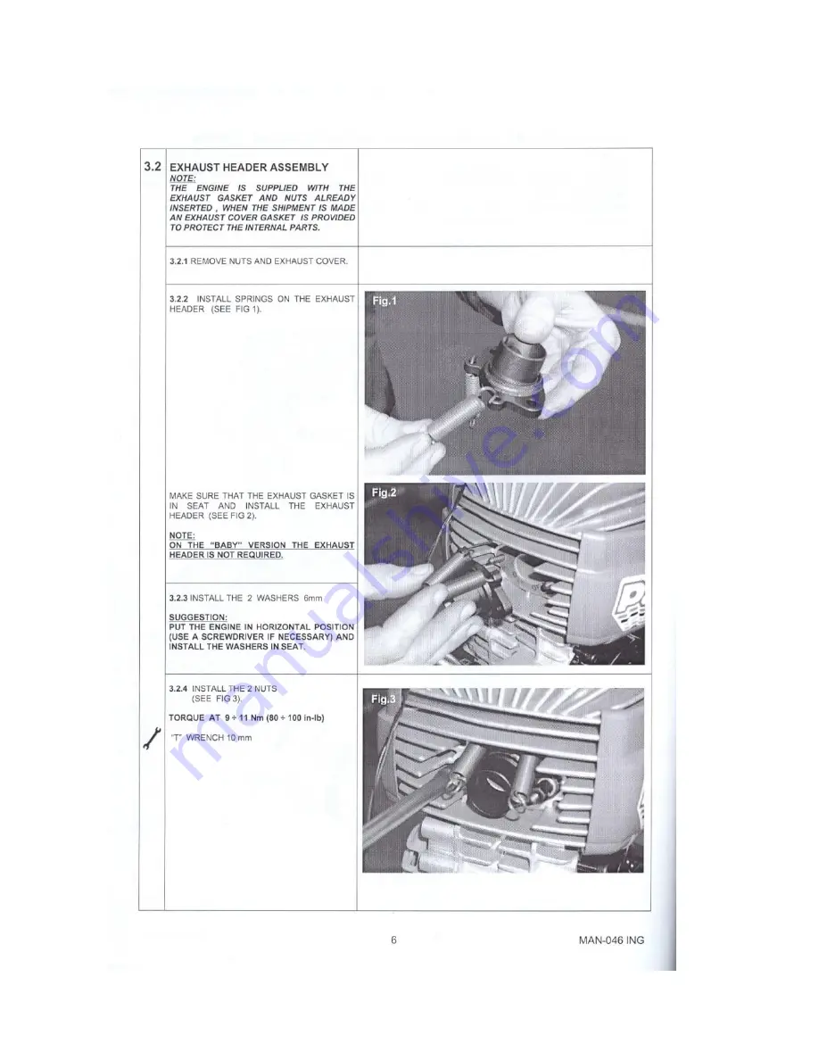 IAME Parilla 60cc Mini Swift Assembly Instructions And User'S Manual Download Page 8