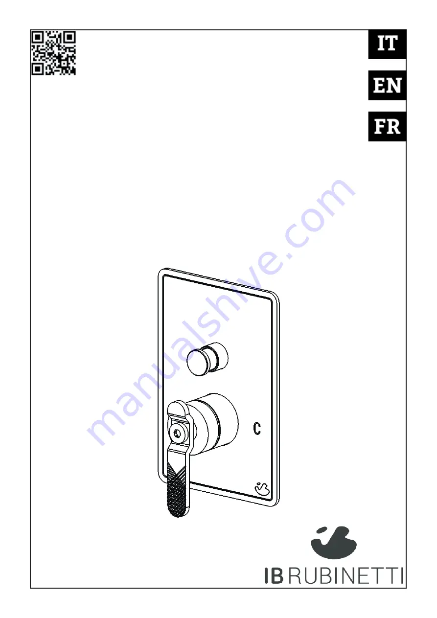 IB RUBINETTERIE BOLD 310 Fitting Instructions Manual Download Page 1