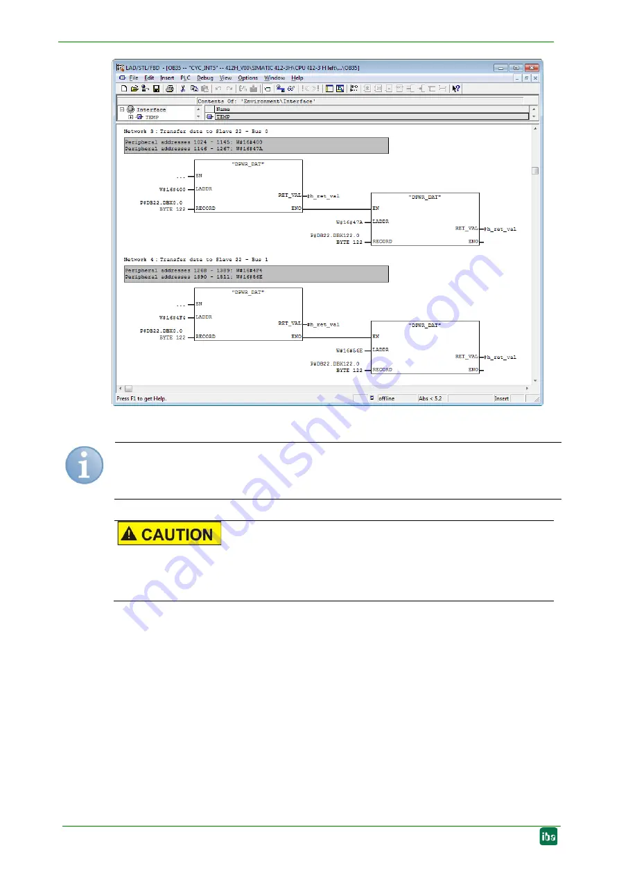 IBA PROFIBUS ibaBM-DP Скачать руководство пользователя страница 124