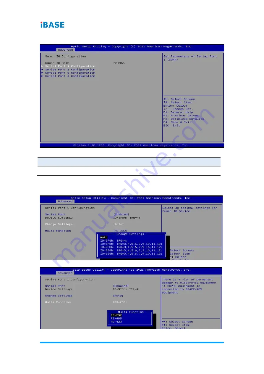 IBASE Technology MPT-1000V User Manual Download Page 70