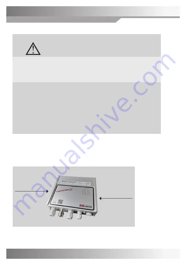 IBC control VariMax50 Manual Download Page 4