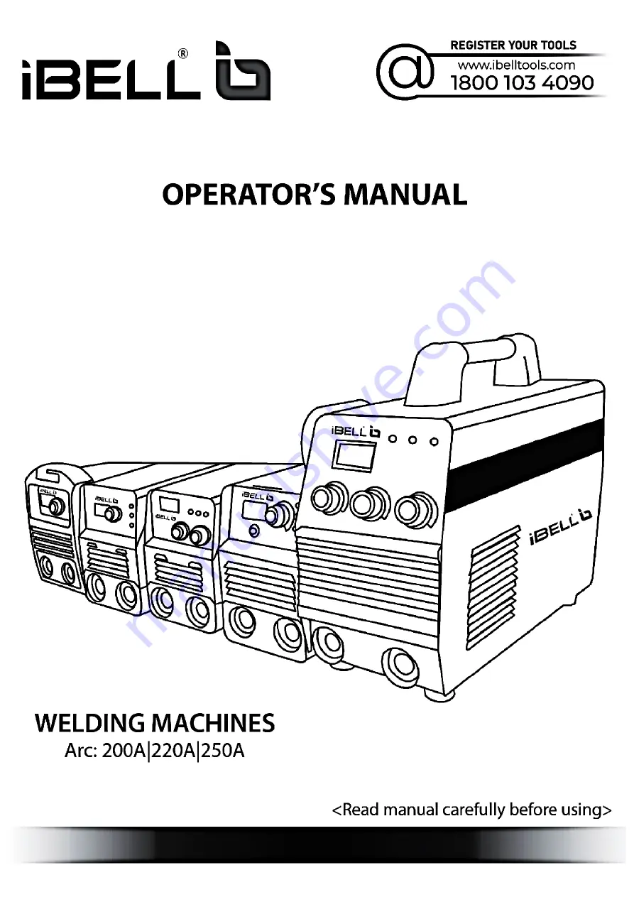 iBell IBL M200-89 Operator'S Manual Download Page 1