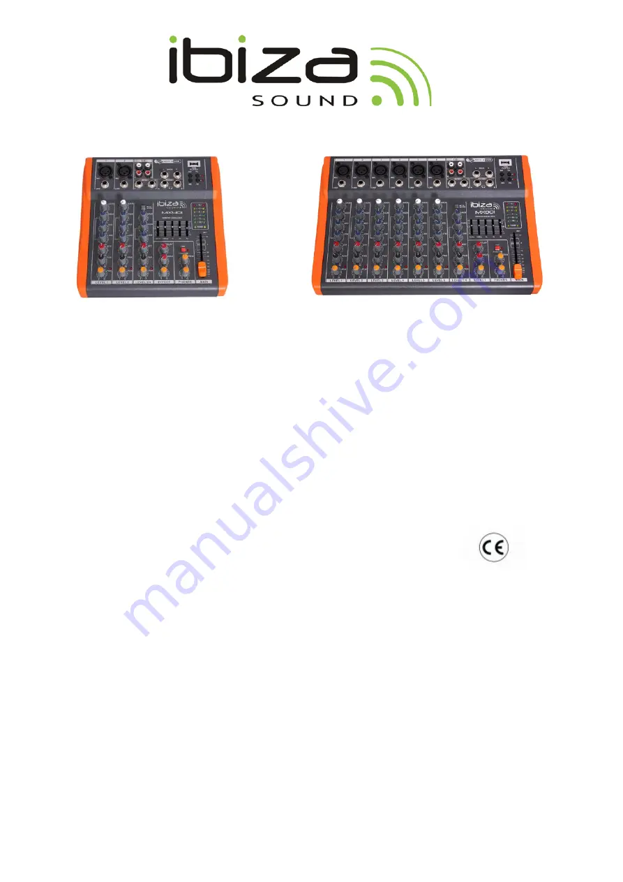 Ibiza sound MX401 Instruction Manual Download Page 1