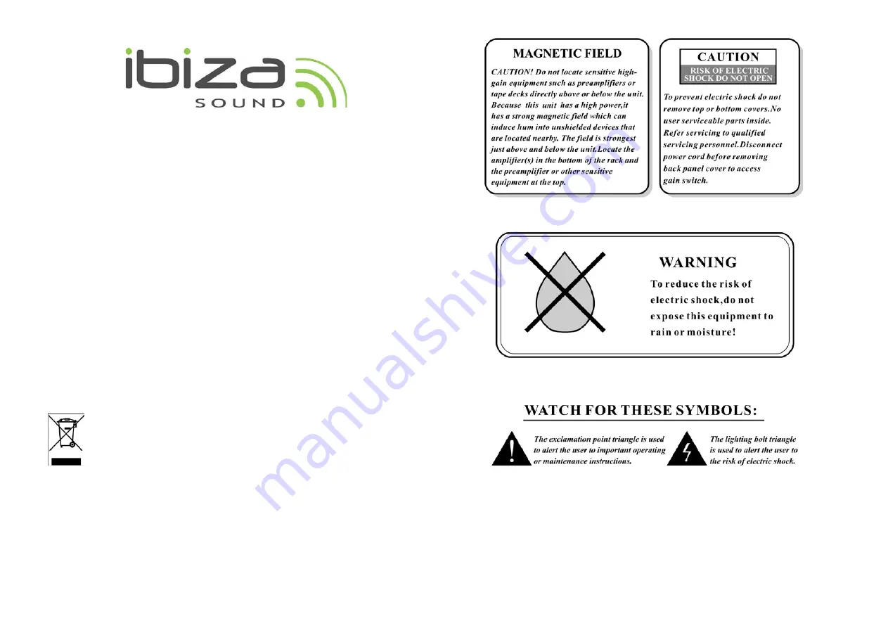 Ibiza sound PORT-6 User Manual Download Page 1