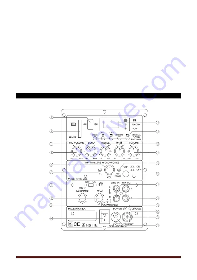 Ibiza sound PORT8VHF-N Скачать руководство пользователя страница 19