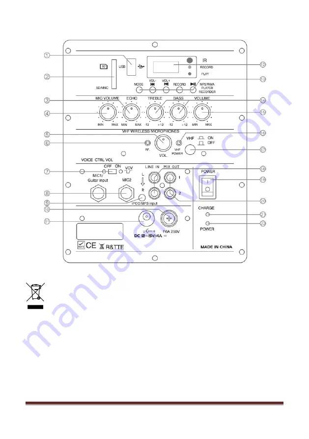 Ibiza sound PORT8VHF-N Manual Download Page 55