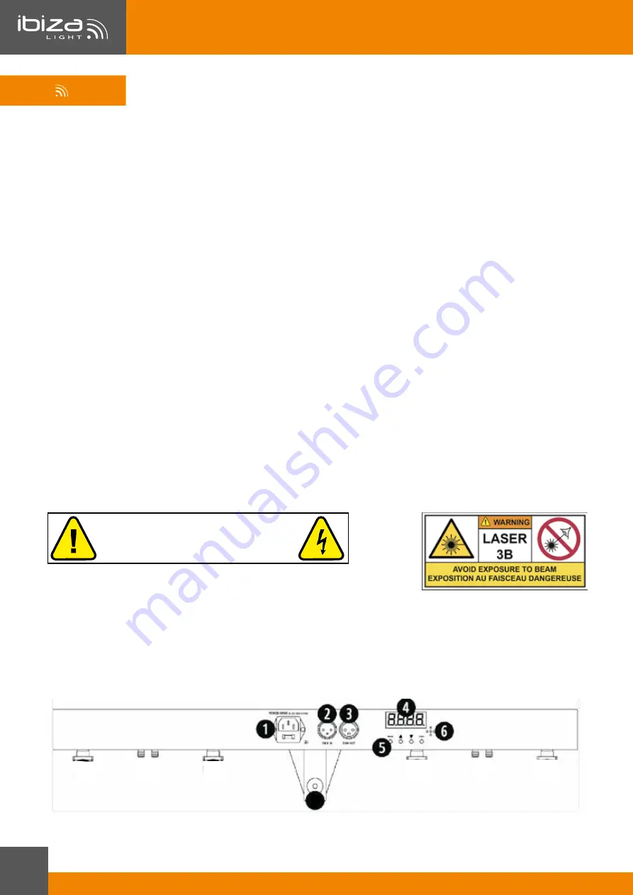 Ibiza DJLIGHT85LED Manual Download Page 6