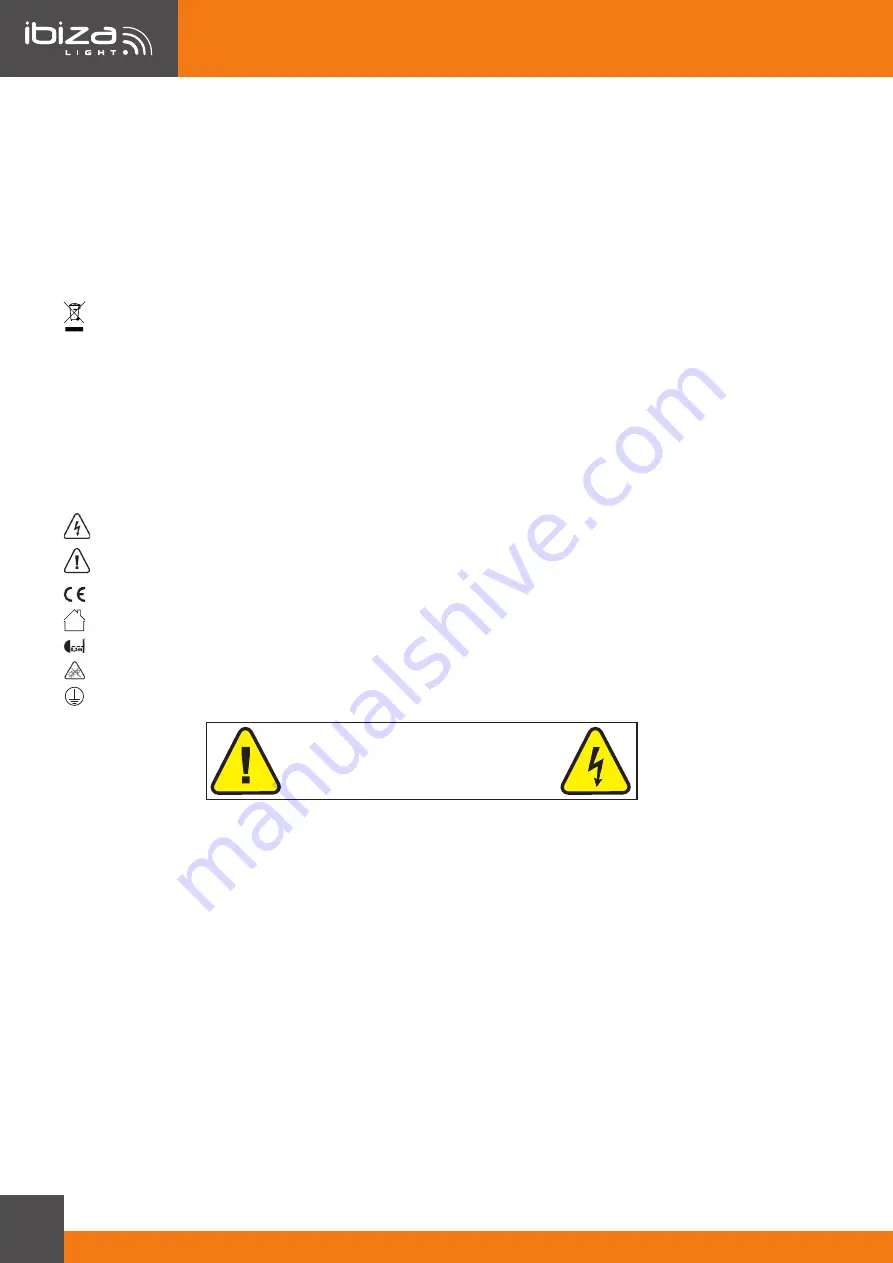 Ibiza LCM003LED-BL Manual Download Page 8